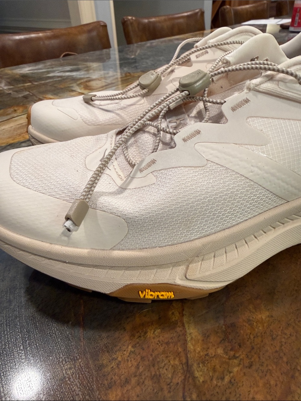 Hoka Transport Women’s White / tan Lightweight Running Sneakers size 10B - Picture 12 of 14